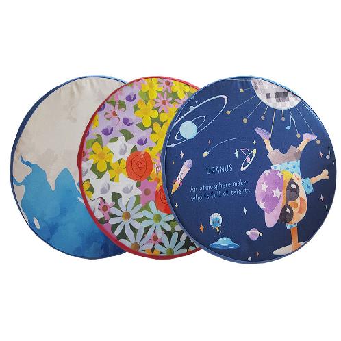 Star Nine Circular Cushion | SENSE-I,STAR9,Circle Cushion,planet,character,children cushion