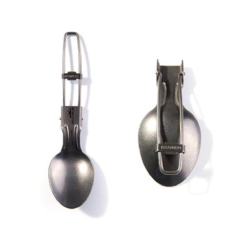 Titanium Camping Folding Spoon Outdoor Cookware Backpacking Hiking Picnic Trekking Solo Camping Grad | folding spoon, folding spoon and fork set, thermos folding spoon, folding spoon green, folding spoon fork knife, folding spoon and fork, folding spoon cutting, folding spoon for thermos, folding spoon fork, folding spoon fork stainless