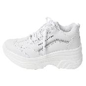 Cheerleader Platform Sneakers , K-fashion , Casual Style for Women